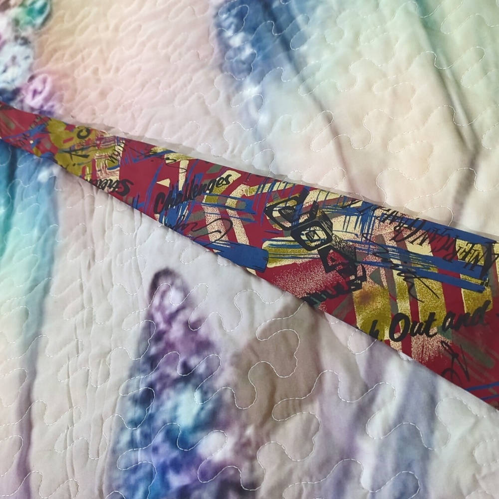 Lorenzo Mad e In Italy 1964 100% Silk Tie - Picture 12 of 14